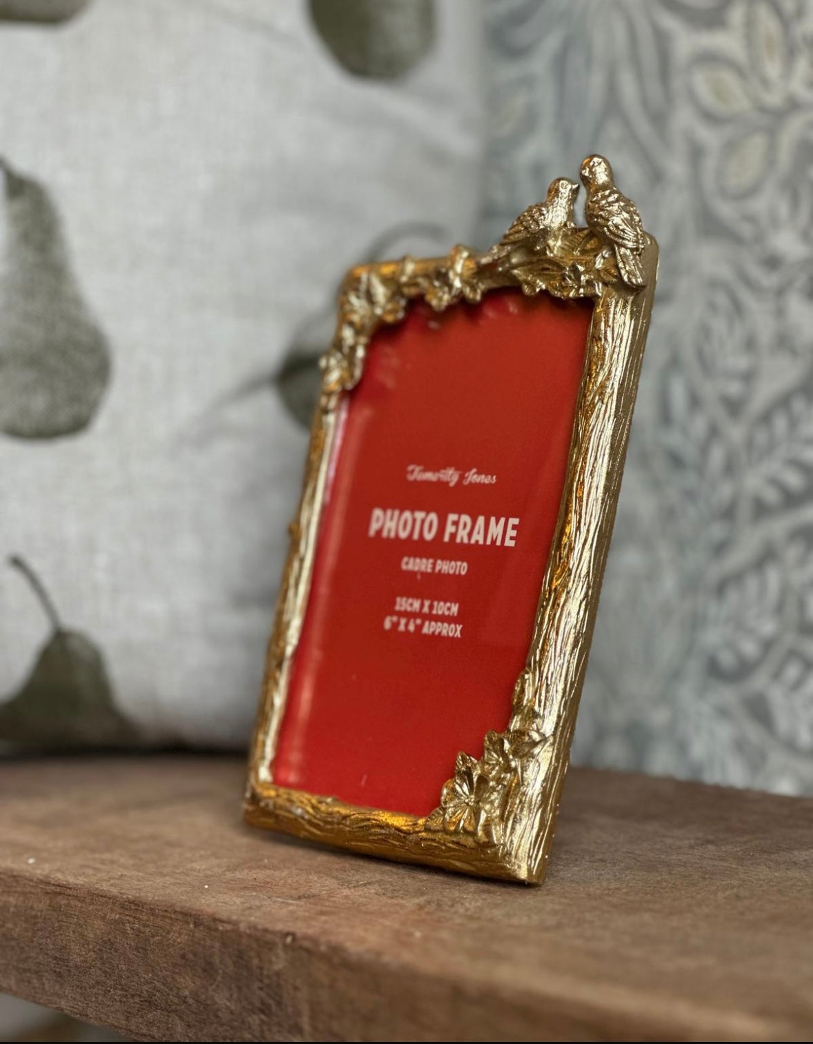 Gold Lovebirds Frame