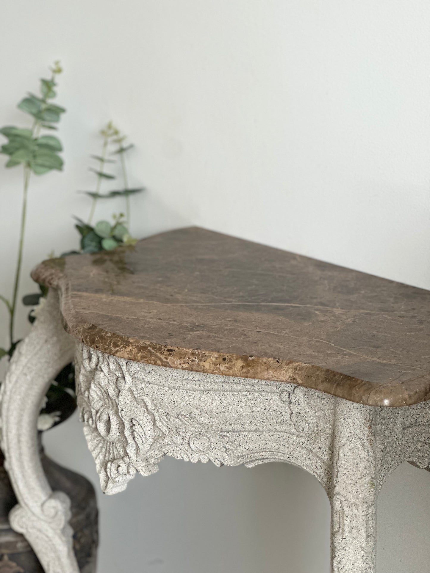 Marble French Console Table