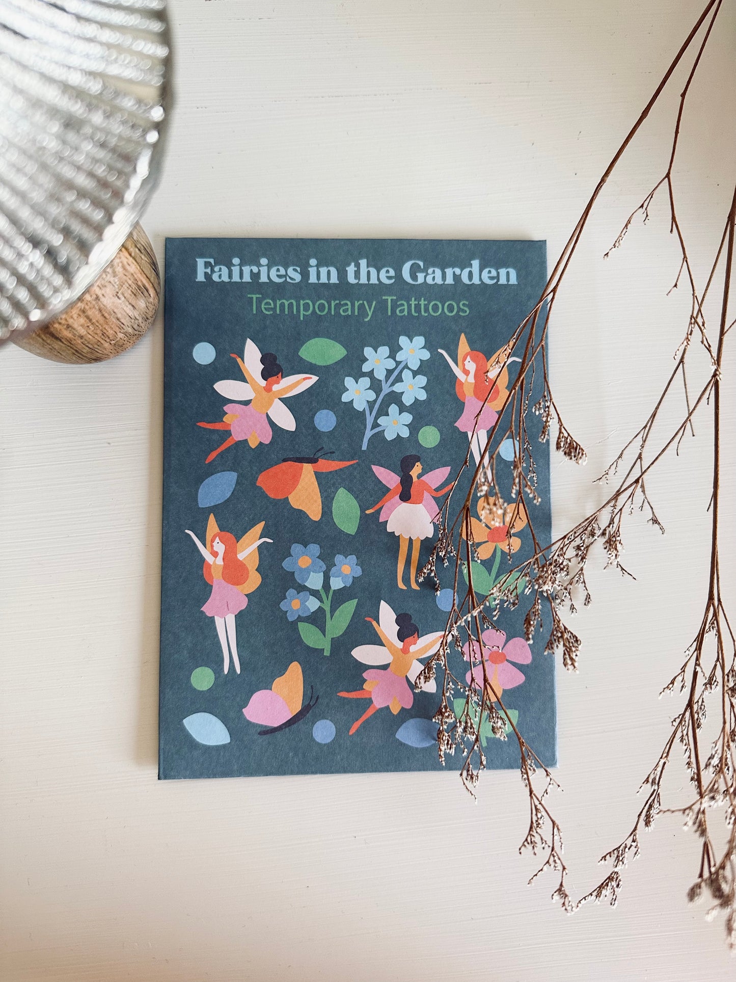 Fairies in the Garden children’s tattoos