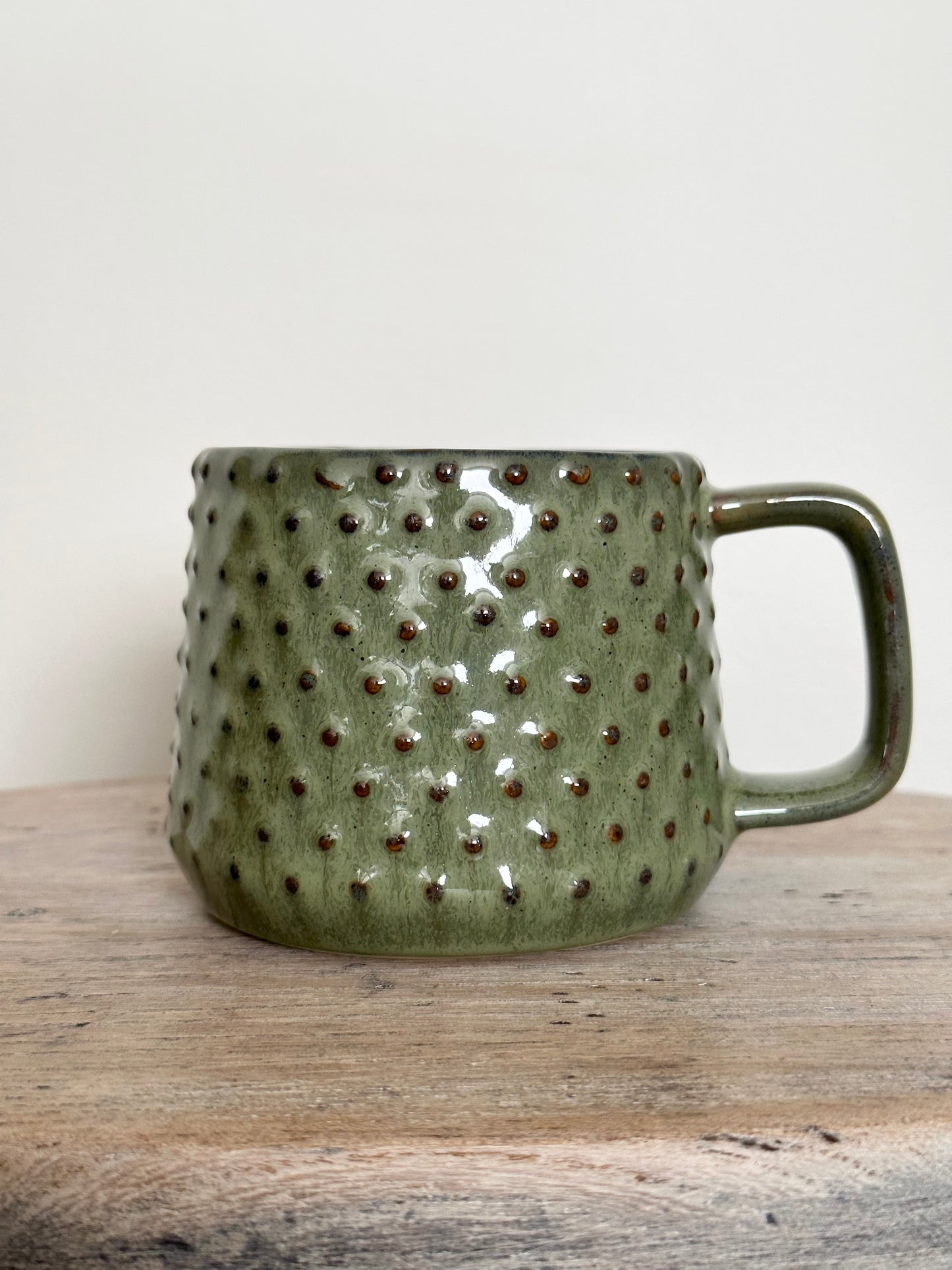 Dotted Stoneware Mug