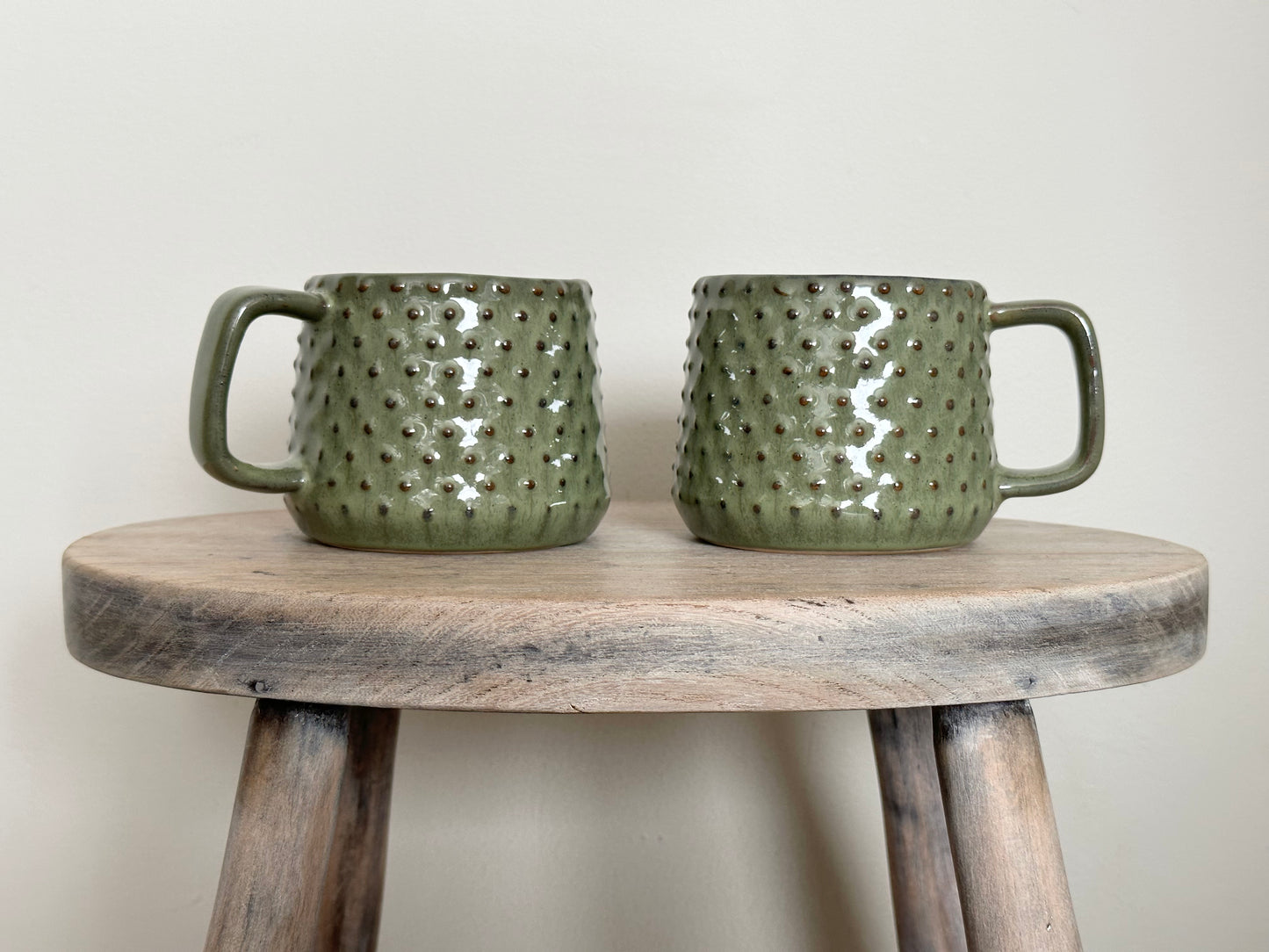 Dotted Stoneware Mug