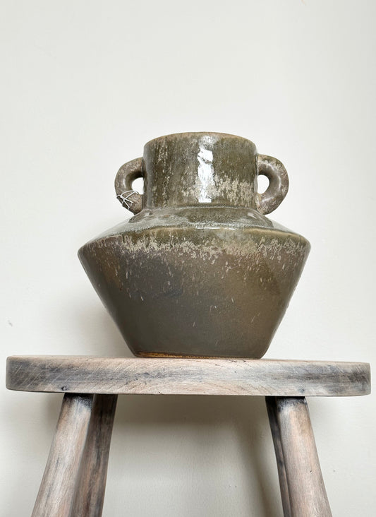 Stoneware Liquen medium size vase