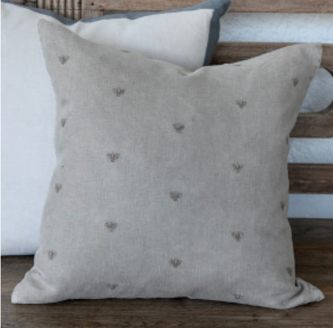 Bee Design Linen Cushion