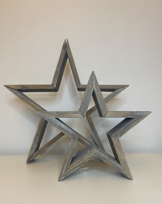 Rustic Wooden Christmas Stars
