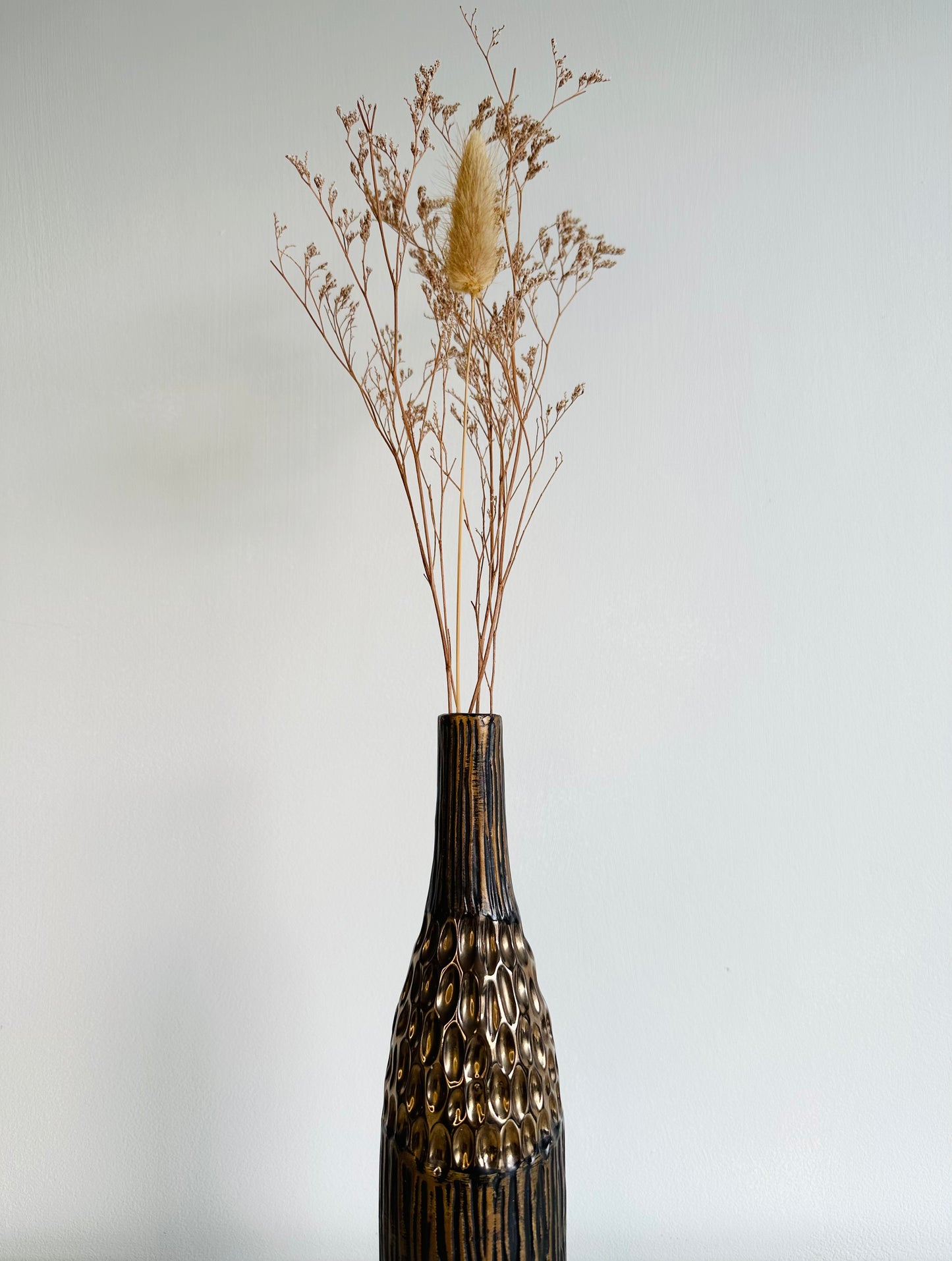 Bronze Textured Vase
