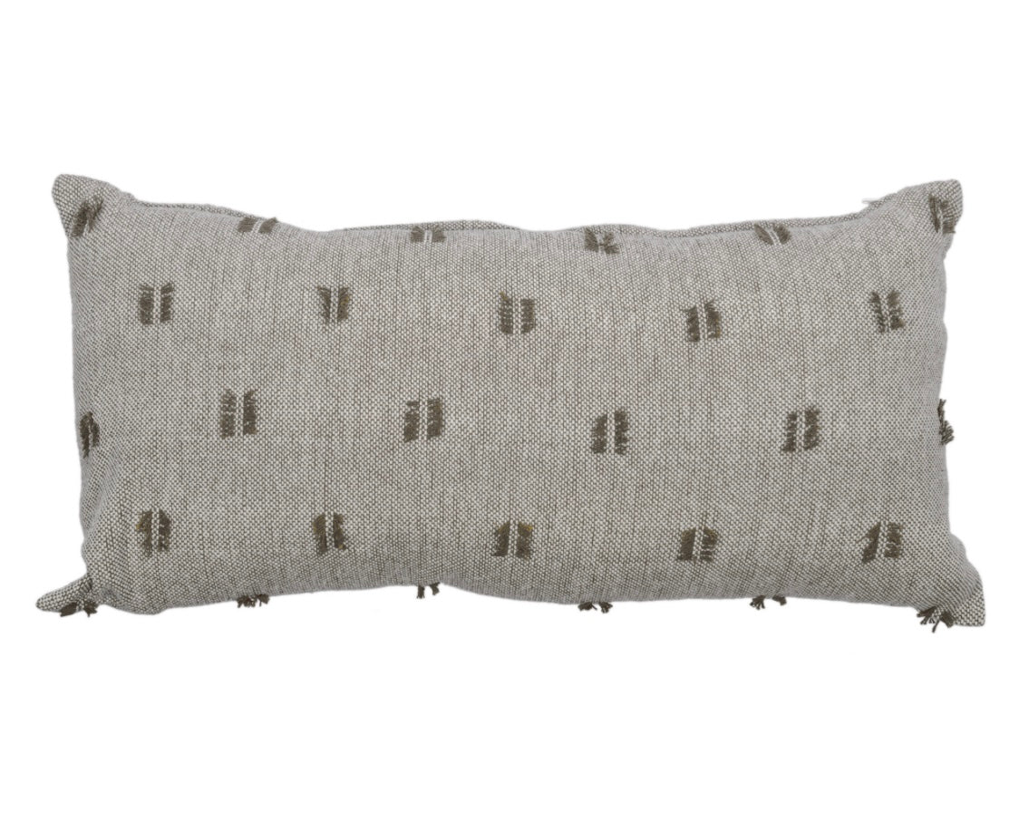 Tuft Cushion Elephant Grey