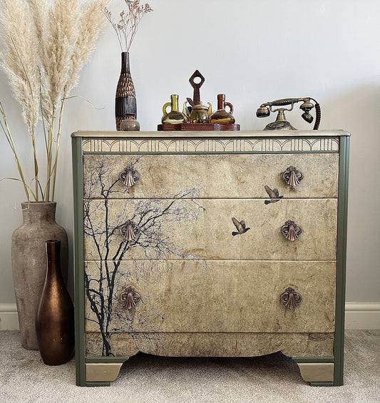 Vintage hand painted Lebus Drawers