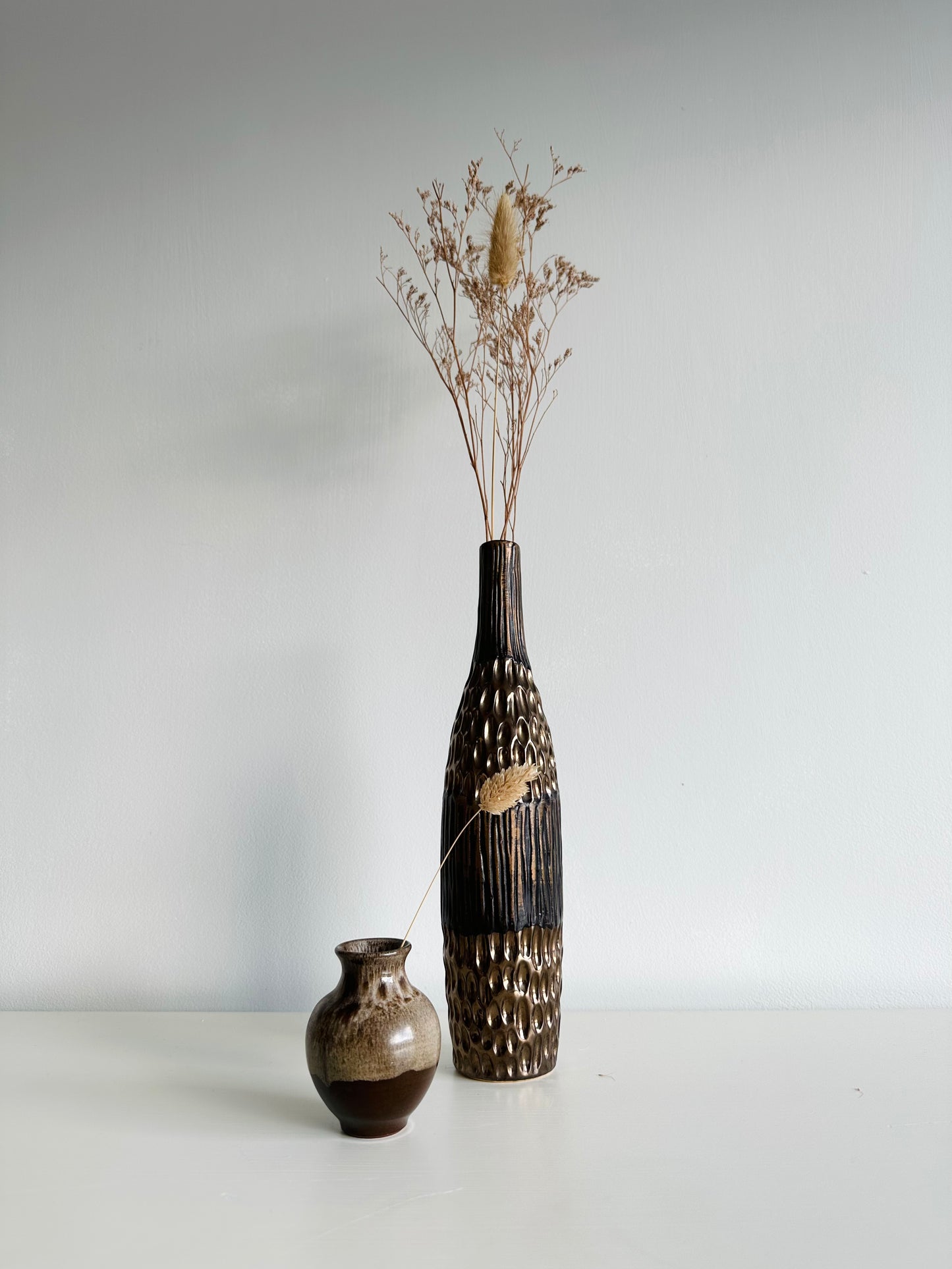 Bronze Textured Vase