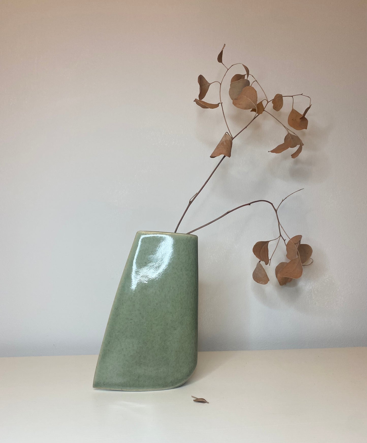 Scandi Vintage Green Vase