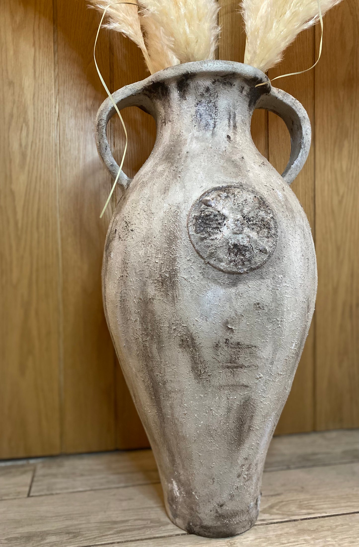 Large Rustic Urn Vase